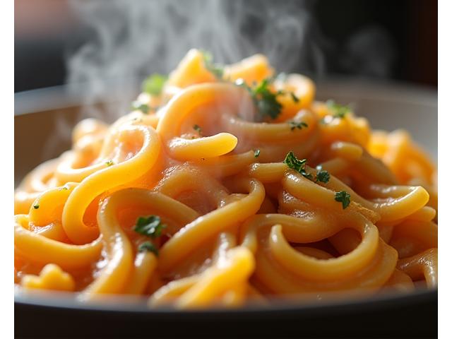 A rich, creamy gluten-free pasta dish that looks indistinguishable from traditional pasta.