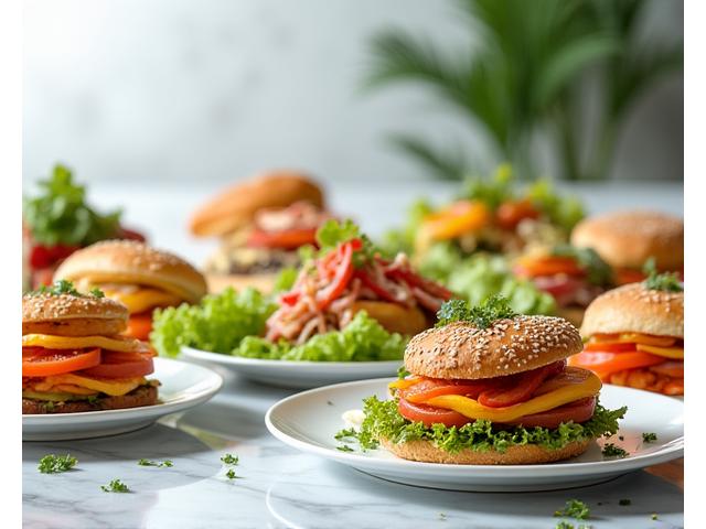 Variety of vibrant, healthy, allergen-free food options