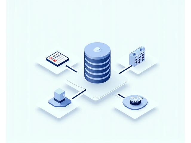 Illustration of various types of data being collected, such as contact details, event dates, and dietary notes, flowing into a secure database icon.